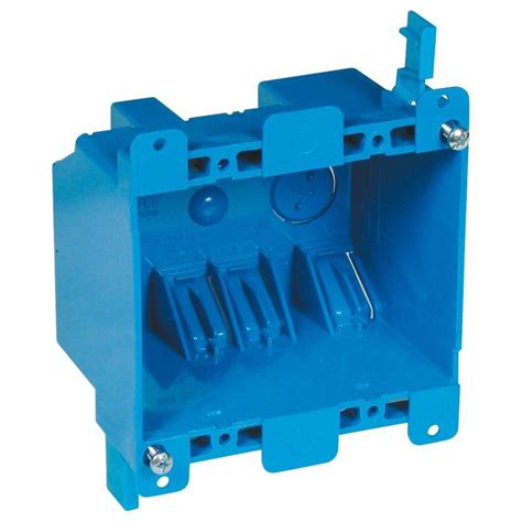 2 gang electrical boxes|shallow 2 gang outlet box.